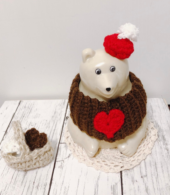 しろくま貯金箱＊バレンタイン・ホワイトデーset