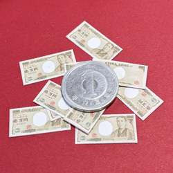 ◆ミニチュア宝くじ10枚＆一万円10枚 4枚目の画像