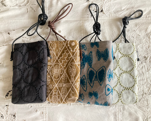 4448.4449.4450*エルモさま専用 ミナペルホネン スマホバッグ スマホポシェット ミニバッグ ミナペルホネン使用♪ 第四弾 スマホ