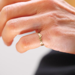 再次上架客製化顆粒戒指（尺寸上限為 15，如需更大尺寸，請與我們聯絡） 第5張的照片