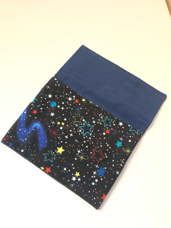 きらめく銀河⭐︎マチ付きポケットティッシュケース移動ポケット 2枚目の画像