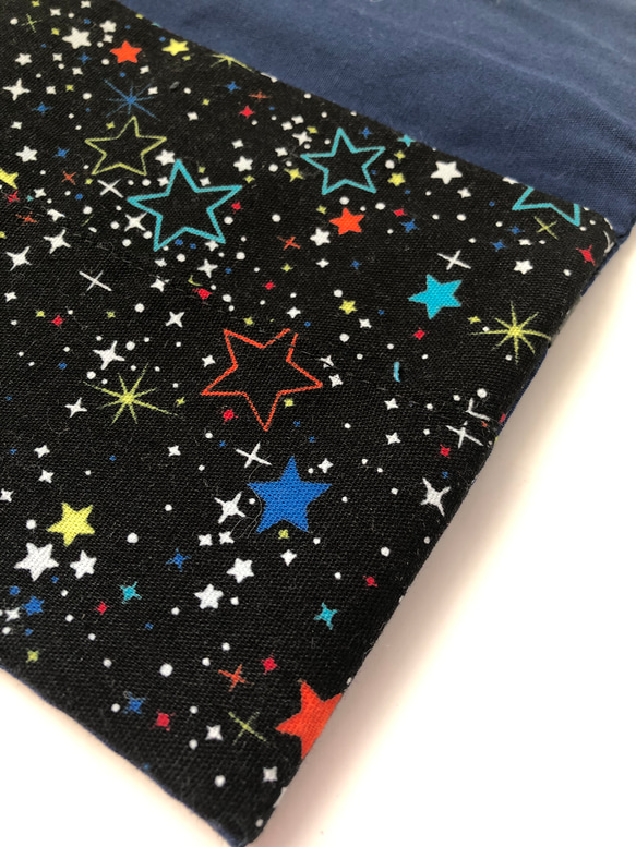 きらめく銀河⭐︎マチ付きポケットティッシュケース移動ポケット 3枚目の画像