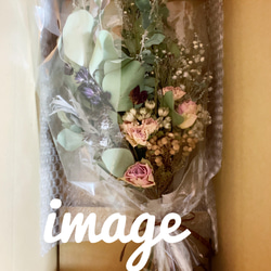 『yuu.create@flower』アンティークカラーのアジサイのスワッグ 7枚目の画像