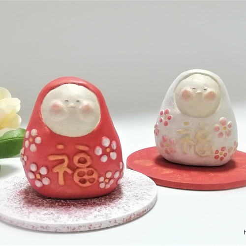 ほっこりさん(陶土製だるま) その他置物 はんたゆう 通販