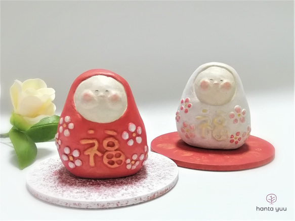 ほっこりさん(陶土製だるま) その他置物 はんたゆう 通販｜Creema 