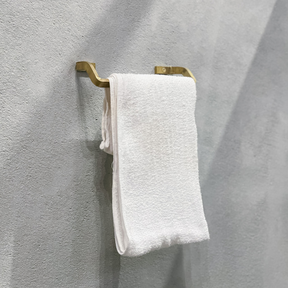 ＼送料無料／[Brass Towel Hanger]真鍮タオルハンガー フック 傘掛け 植物 店舗什器 -181_b‐ 9枚目の画像