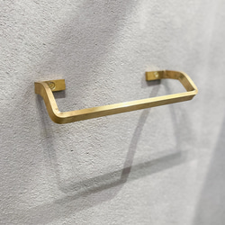 ＼送料無料／[Brass Towel Hanger]真鍮タオルハンガー フック 傘掛け 植物 店舗什器 -181_b‐ 4枚目の画像