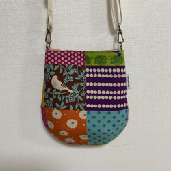 新品／未使用 ハンドメイド パッチワーク(スリット付き)