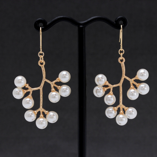 Pearl Branch(953) ピアス/イヤリング/ノンホールピアス/樹脂 Pearl Branch(953) ピアス/イヤリング/ノンホールピアス/樹脂
