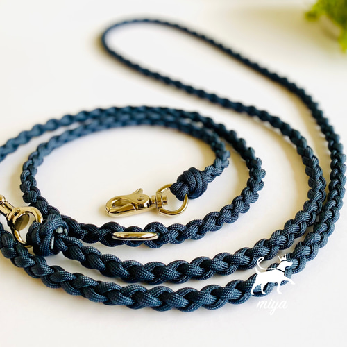 受注制作 パラコードカフェリード リード・首輪 M IYA 通販 15188402