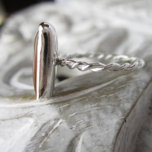 ☆受注制作☆ピクチャ―アゲート・リング(silver925) 指輪・リング