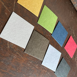 かぶせ型BOX 正方形ミニサイズ 5cm×5cm　再生紙　ナチュラル　10個　紙箱 8枚目の画像