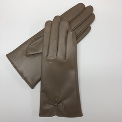 革手袋[249] 21cm 落ち着きカラーのチビリボン 1枚目の画像