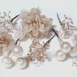 ドライフラワー プリザーブドフラワー ヘッドドレス ヘッドパーツ 結婚