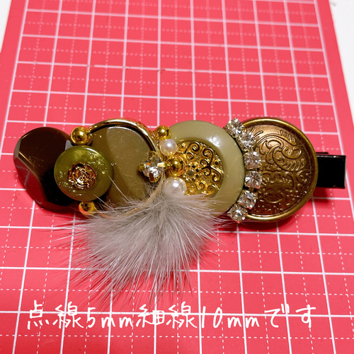 【ふわふわファーボタン】ベビーヘアクリップ♡ベビーヘアピン セミオーダーメイド 16617799-9.jpg