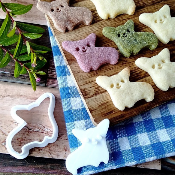 小狗形狀的餅乾模具/puppy-shaped cookie cutter 第4張的照片