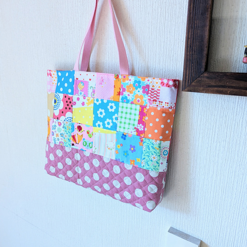 A】パッチワークレッスンバッグ レッスンバッグ hanako3 通販