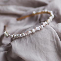 baroque pearl Ⅰ＊headband 1枚目の画像