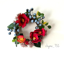 アーティフィシャル♡ベリーとどんぐりのリース アーティフィシャル♡ベリーとどんぐりのリース どんぐりと綿の