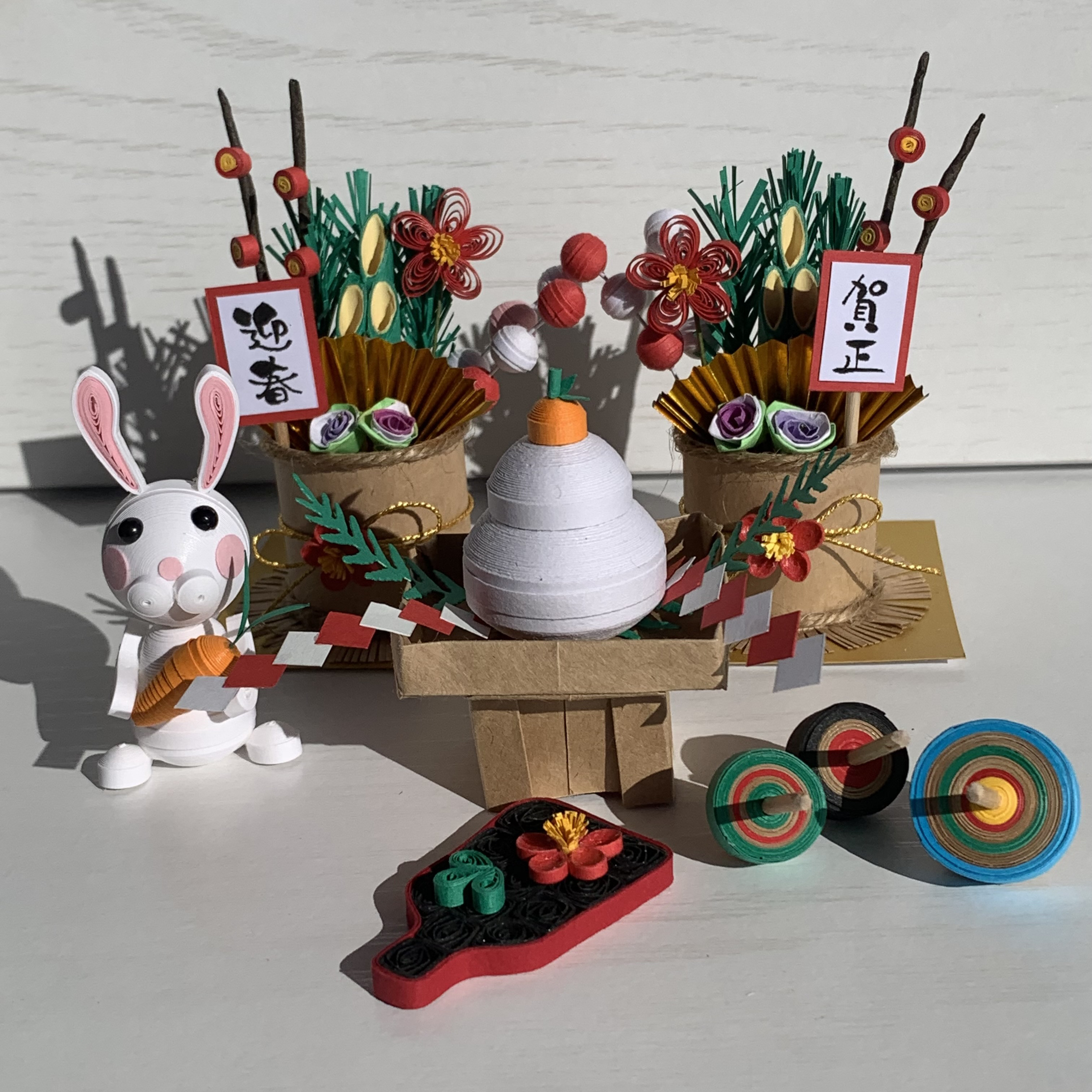 専用　ペーパークイリング　お正月飾りフレーム①②