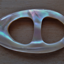 沖繩頭巾貝殼圍巾圓環水滴造型 第7張的照片