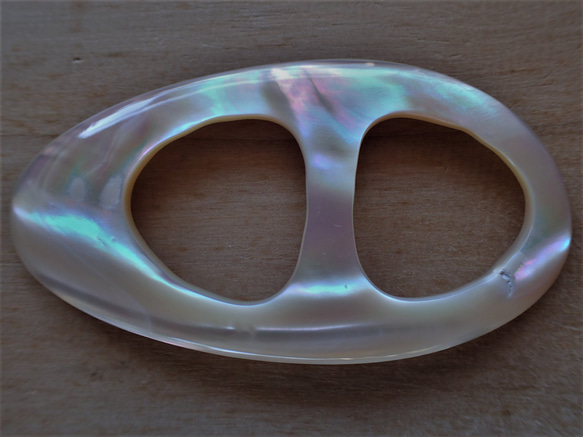 沖繩頭巾貝殼圍巾圓環水滴造型 第7張的照片
