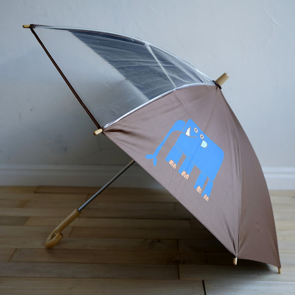 【Tapirok】子ども用傘（晴雨兼用）　ぞう　UVカット　紫外線99.9%カット 日傘 雨傘　 9枚目の画像