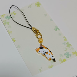 【ハンドメイド】猫 キーホルダー 3枚目の画像