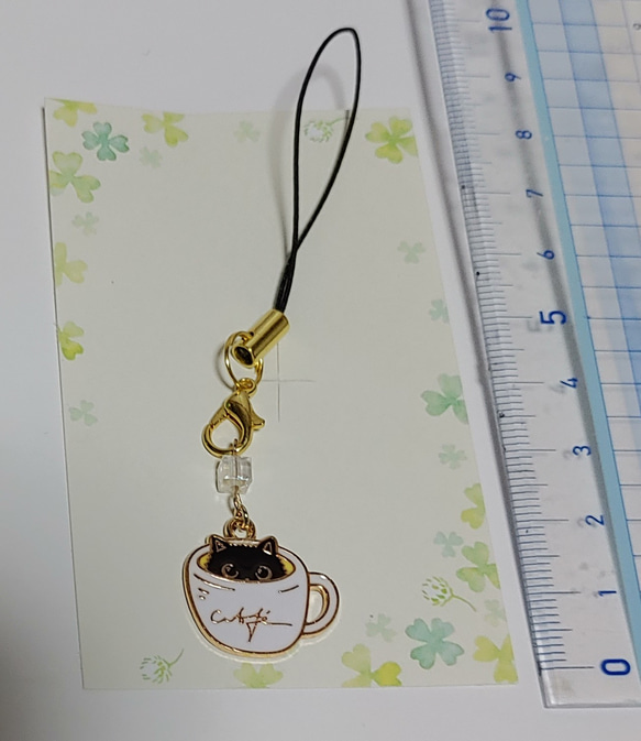 【ハンドメイド】猫 キーホルダー 2 4枚目の画像