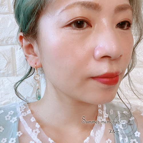 夏の思い出 ピアスorイヤリング -20220929-8- ピアス（フック