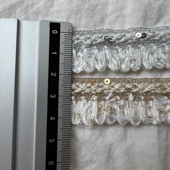 【50cm起】FC-0442蕾絲蕾絲緞帶編織流蘇流蘇蕾絲緞帶材質 第3張的照片