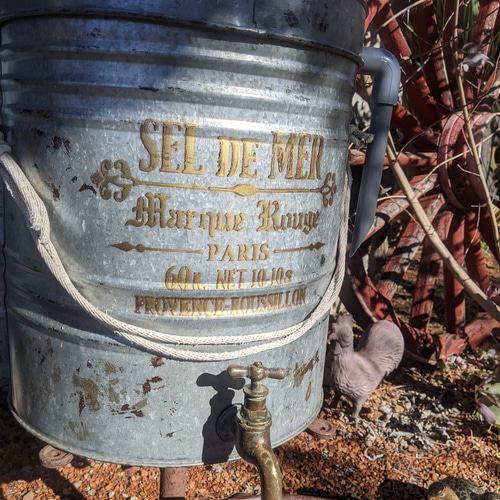 アンティークな家 ガーデニング 貯水タンク（M） エコ ガーデン