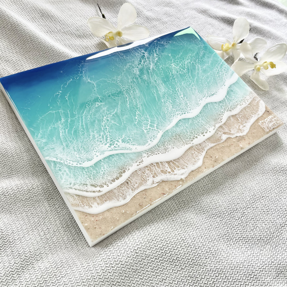 beach art 海アート エポキシレジンアート その他アート FLUID