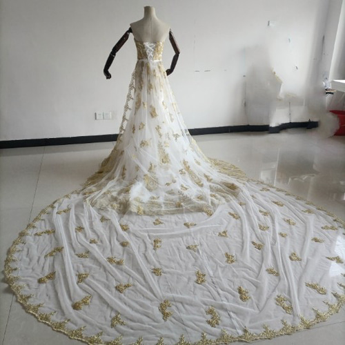 【mkk】C'est la vie シャンパンゴールド　ドレス　9号 シャンパン ゴールド ドレス ワンピース 選べる丈 刺繍 cr5780