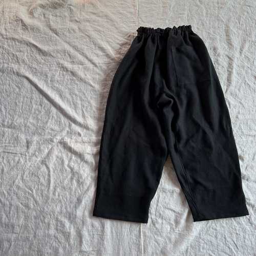 リネンウール ゆったり もんぺ ロングパンツ nuuMonpe 通販｜Creema  