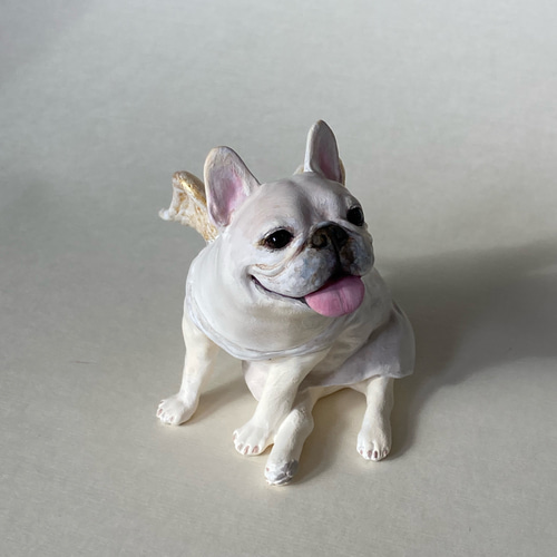 フレンチブルドッグ 置物 フレブル 濃い目クリーム フレンチブルドッグ 置物 フレブル 濃い目クリーム フレンチ