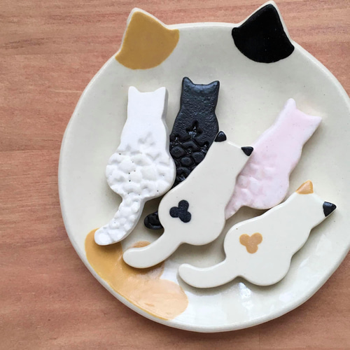 子猫皿（豆皿）＆箸置き2つずつセット 小皿 minakawaneko 通販