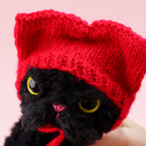 creema限定。年末〜新年限定1匹限りのプレミアムネコのあみぐるみ。猫