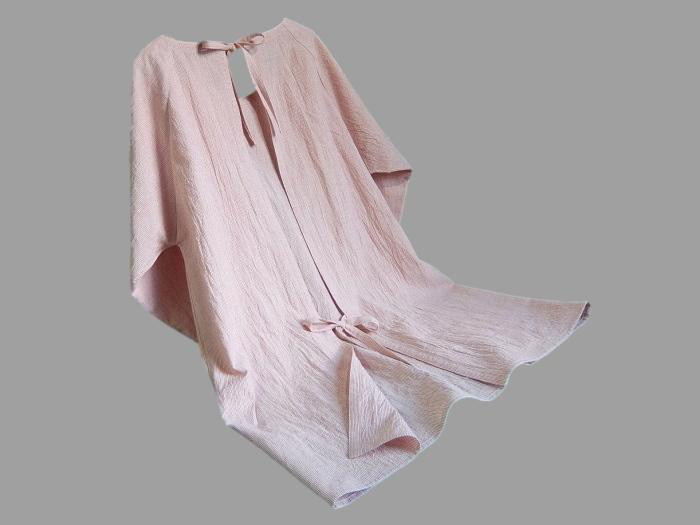 ～Series割烹着エプロン…綿麻シーチング・野の花～