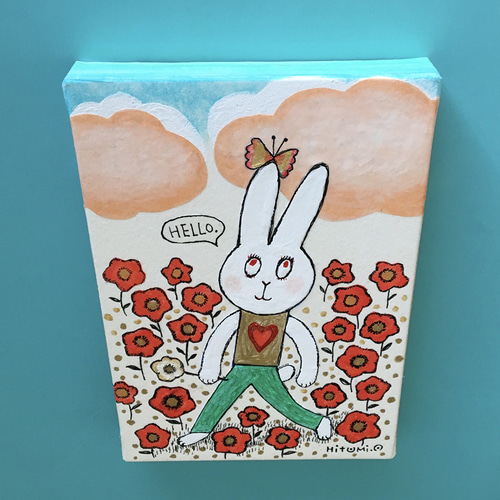 オーダーページ5/21うさぎの巫女さん元気注入♪ 限定パネルハンドメイド