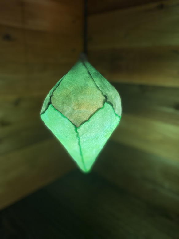 果実型ランプ　緑×緑 3枚目の画像