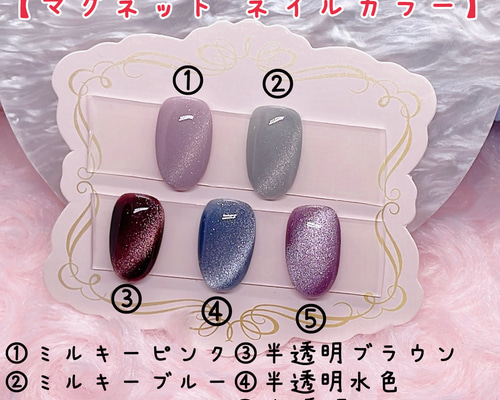 enoi プラチナマグネット 10色set 台紙ポーチ付き　デカマグ付き enoi プラチナマグネット 10色set 台紙ポーチ付き デカマグ付き