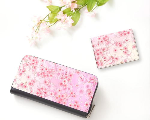 Creema限定 新春福袋2026〈竹〉Hanayukiさくらセット （長財布・カード