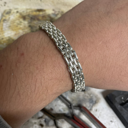 silver925 five rows bracelet 5枚目の画像