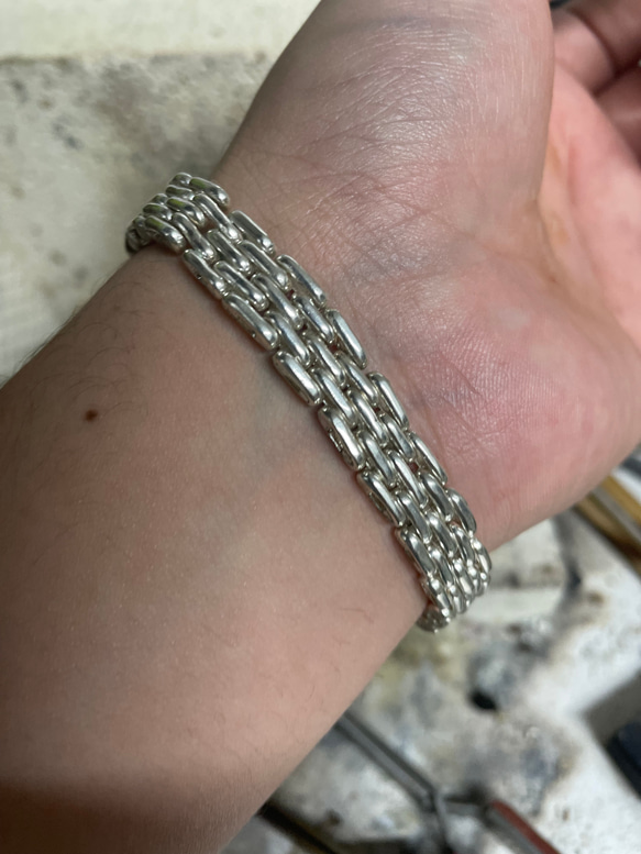 silver925 five rows bracelet 6枚目の画像