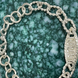 silver925 rescue chain bracelet 2枚目の画像