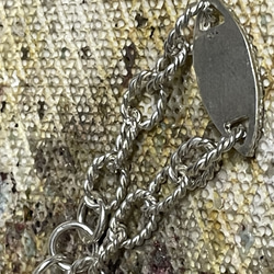 silver925 rescue chain bracelet 5枚目の画像