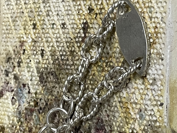 silver925 rescue chain bracelet 5枚目の画像