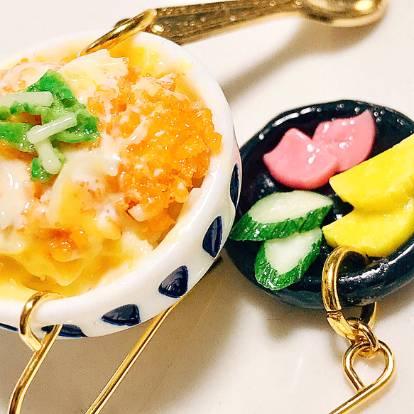 【こだわりシリーズ】カツ丼ピアスorイヤリング♡ミニチュア、フェイクフード、食品サンプル 6枚目の画像