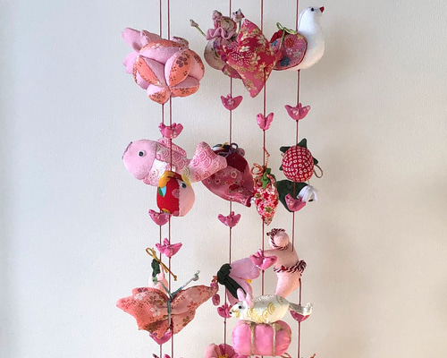 初節句のお祝い出産祝いに♪11 かわいい吊るし雛 桃の節句 ひな祭り